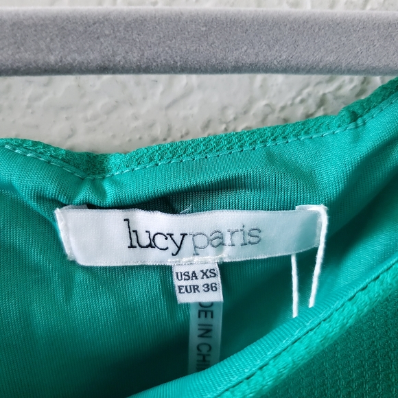 Lucy Paris off shoulder fit and flare dress NWT - Picture 6 of 9